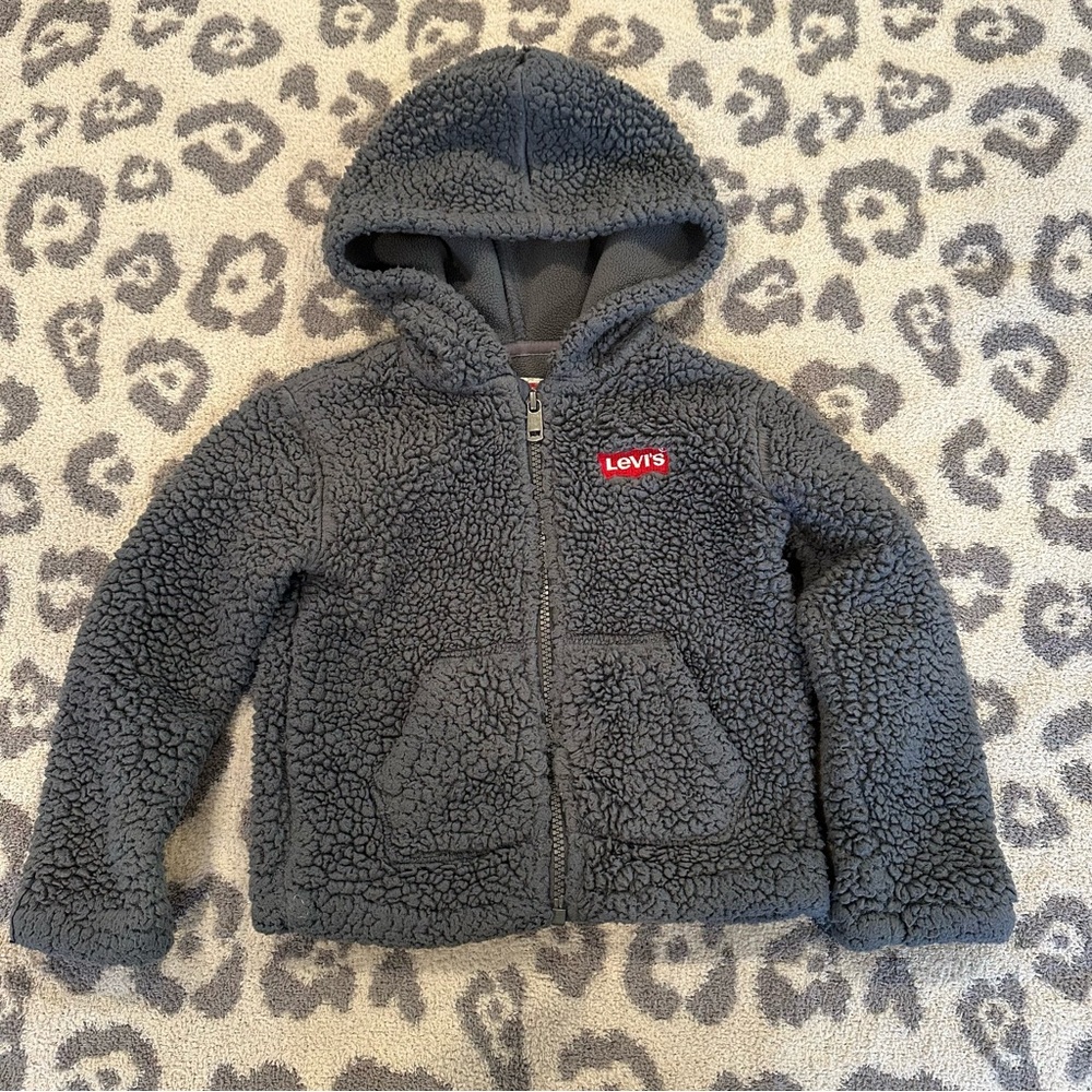 Levi’s zip Sherpa hoodie